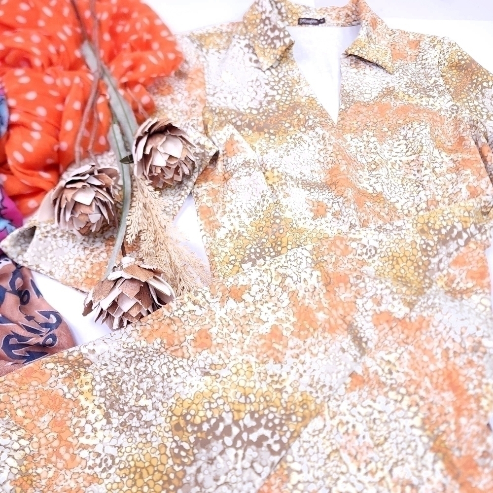 J. McLaughlin Print  Dress Sz M - Picture 8 of 12